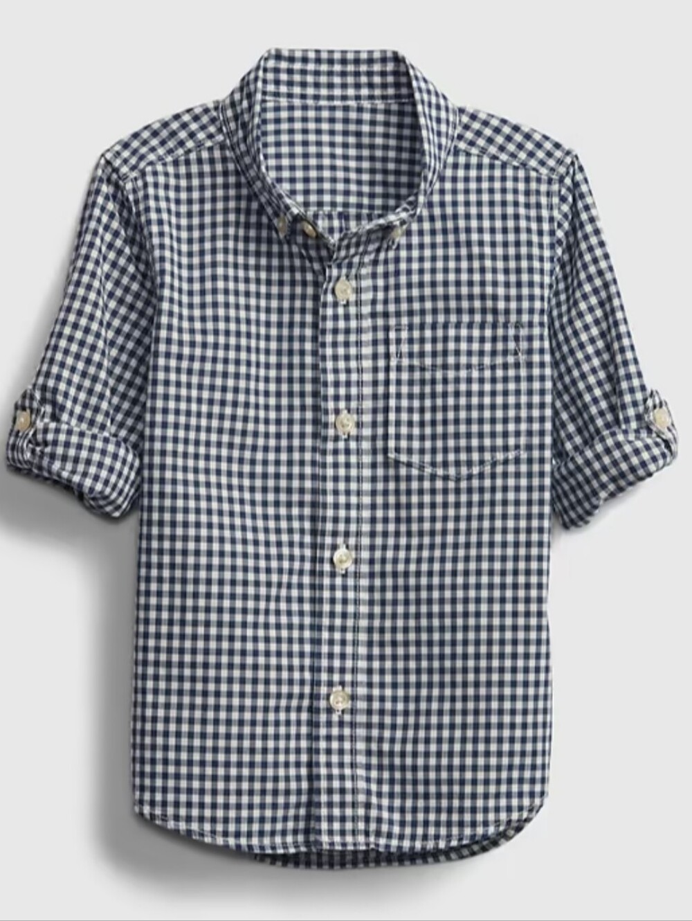 GAP Classic Checkered Button-Up Shirt